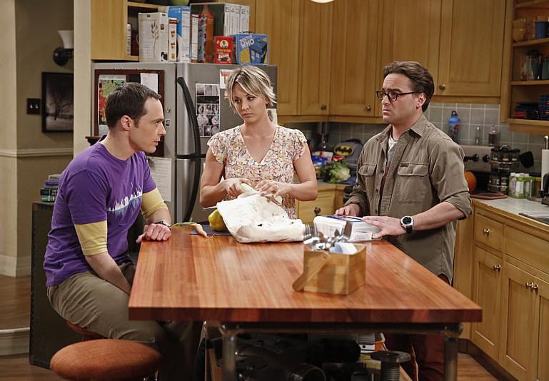 The Big Bang Theory : Photo Johnny Galecki, Kaley Cuoco, Jim Parsons