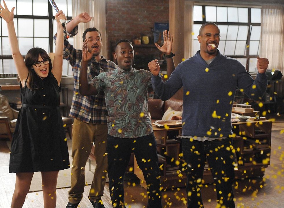 New Girl : Photo Zooey Deschanel, Lamorne Morris, Damon Wayans Jr., Jake Johnson