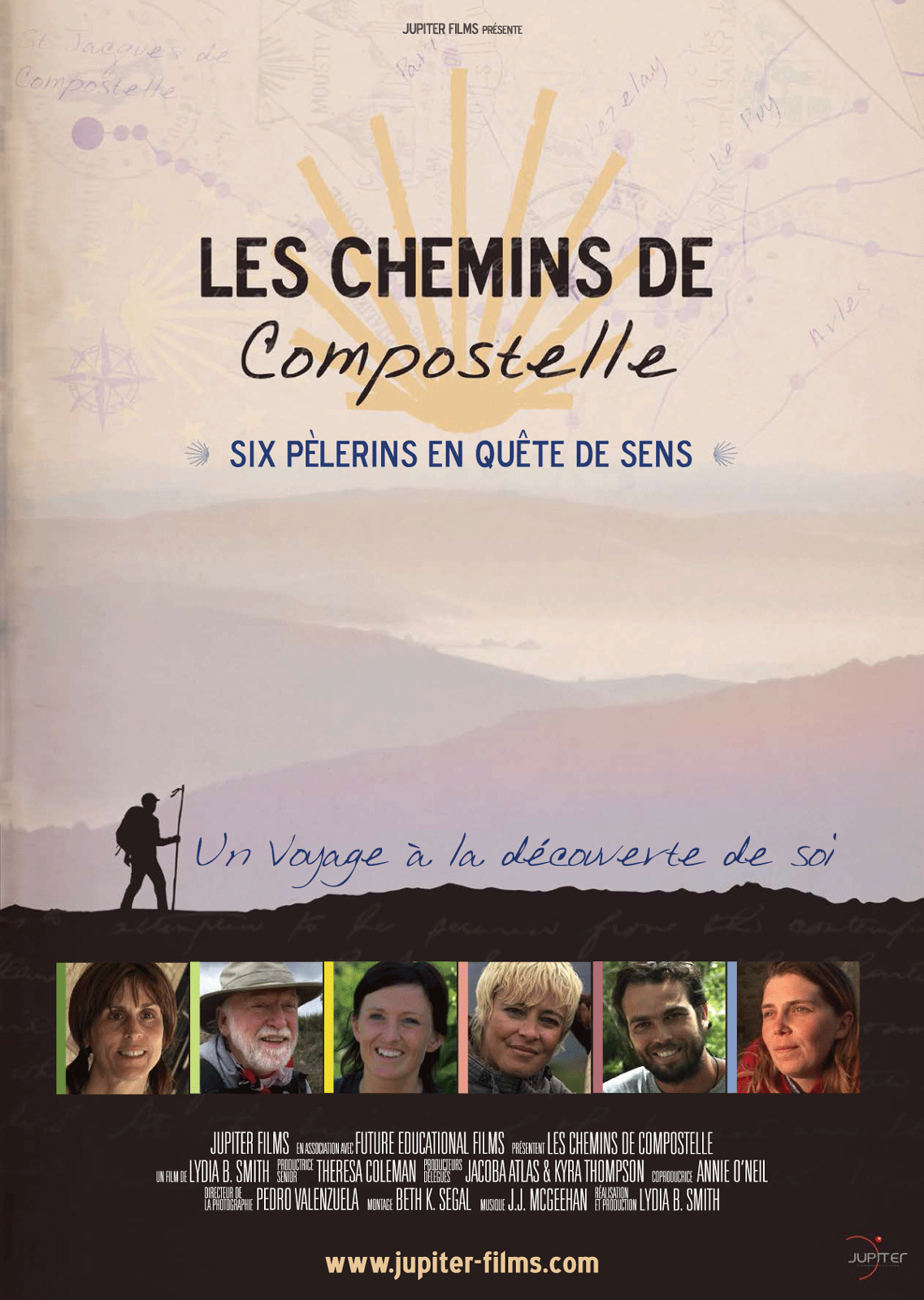 Les Chemins de compostelle - 1700 km sur la voie des étoiles : Affiche