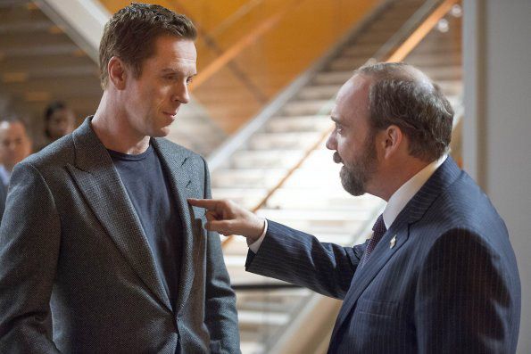 Billions : Photo Damian Lewis, Paul Giamatti