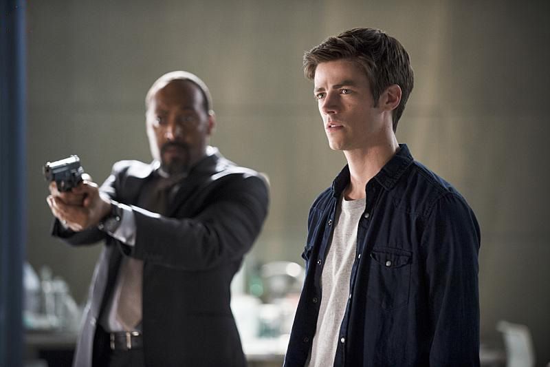 Flash (2014) : Photo Grant Gustin, Jesse L. Martin