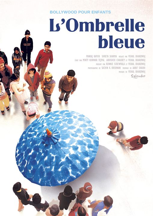 L'ombrelle bleue : Affiche