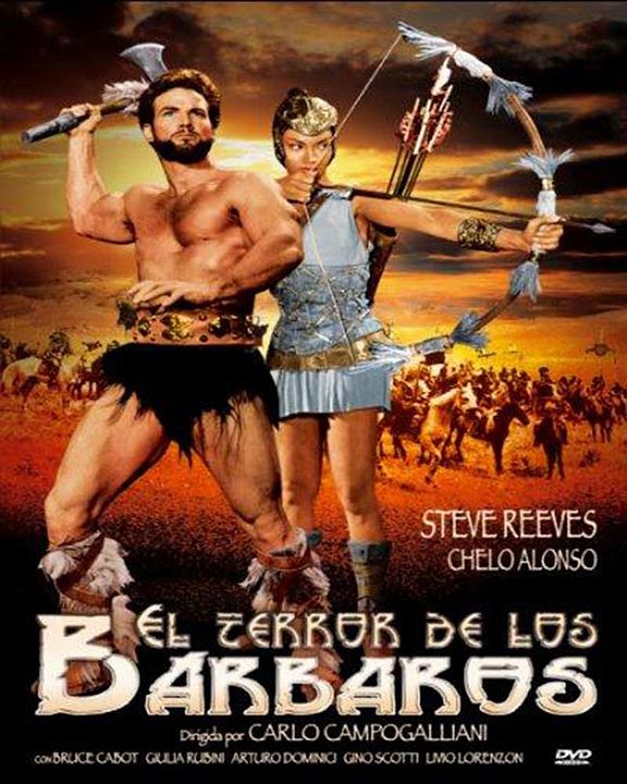 La terreur des barbares : Affiche