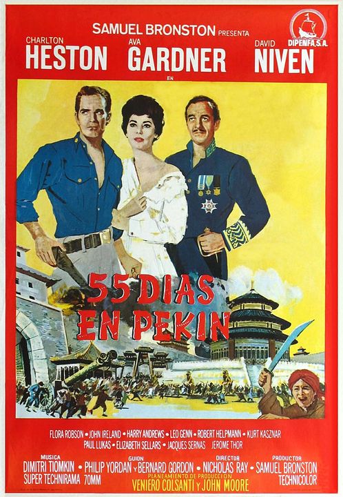 Les 55 jours de pékin : Affiche