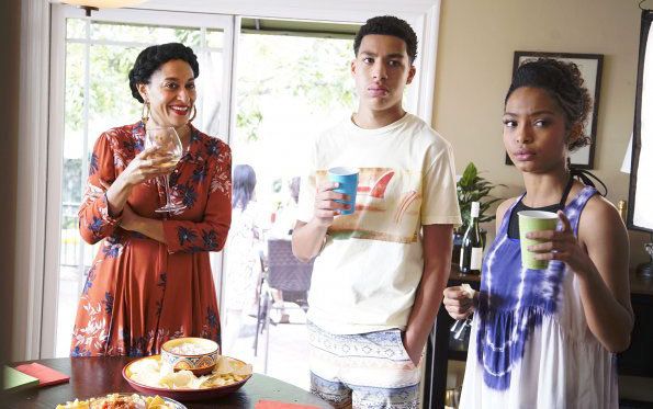 Black-ish : Photo Tracee Ellis Ross, Marcus Scribner, Yara Shahidi