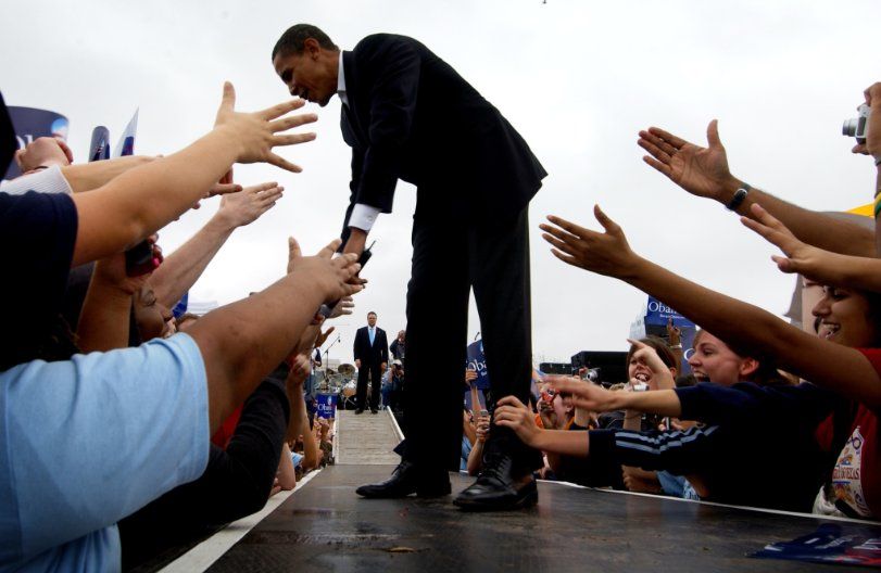 Barack Obama vers la maison blanche : Photo