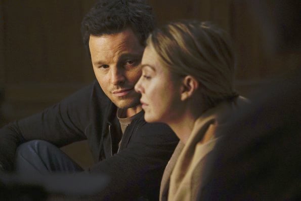 Grey's Anatomy : Photo Ellen Pompeo, Justin Chambers (I)