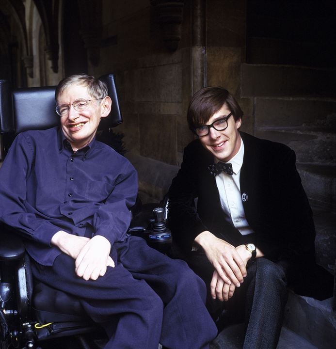 Hawking : Photo Stephen Hawking, Benedict Cumberbatch