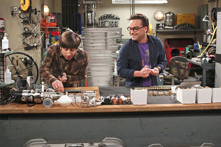 The Big Bang Theory : Photo Simon Helberg, Johnny Galecki