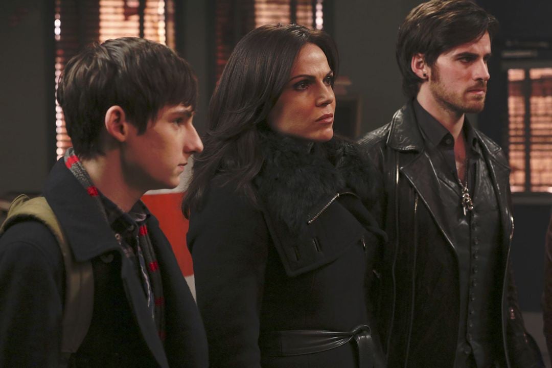 Once Upon a Time : Photo Jared Gilmore, Colin O'Donoghue, Lana Parrilla