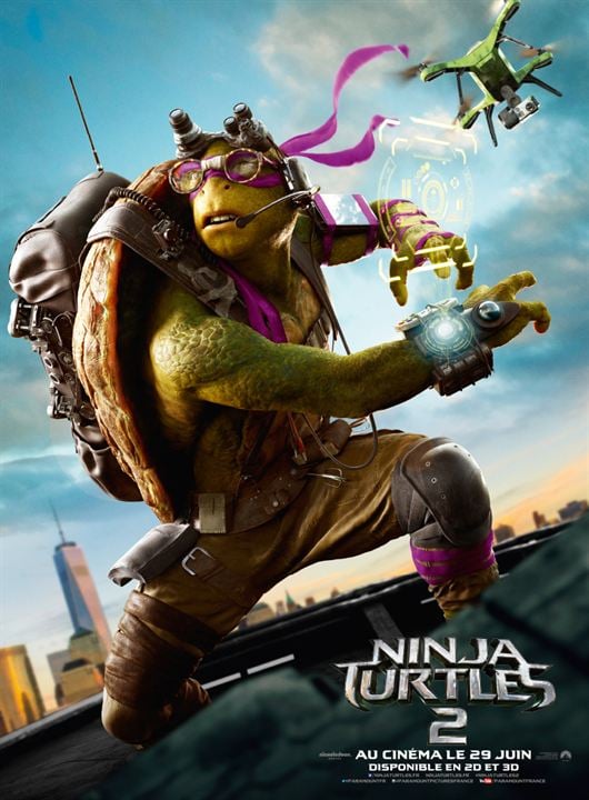 Ninja Turtles 2 : Affiche