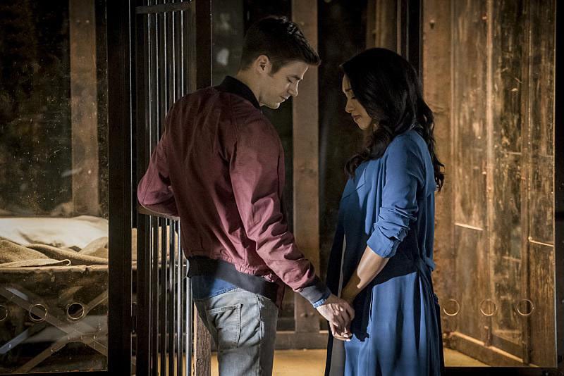 Flash (2014) : Photo Candice Patton, Grant Gustin