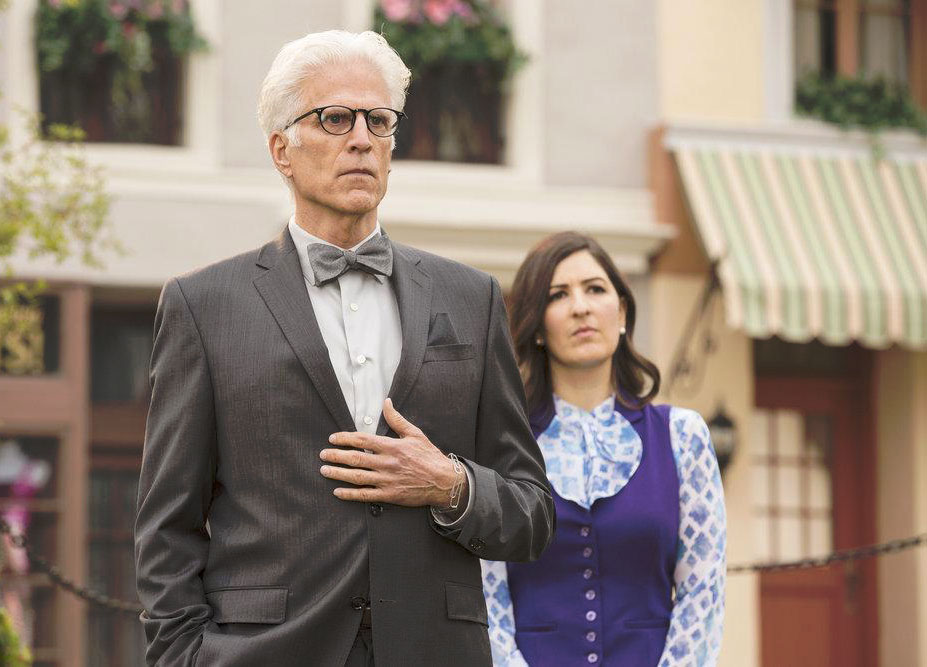 The Good Place : Photo Ted Danson, D'Arcy Carden
