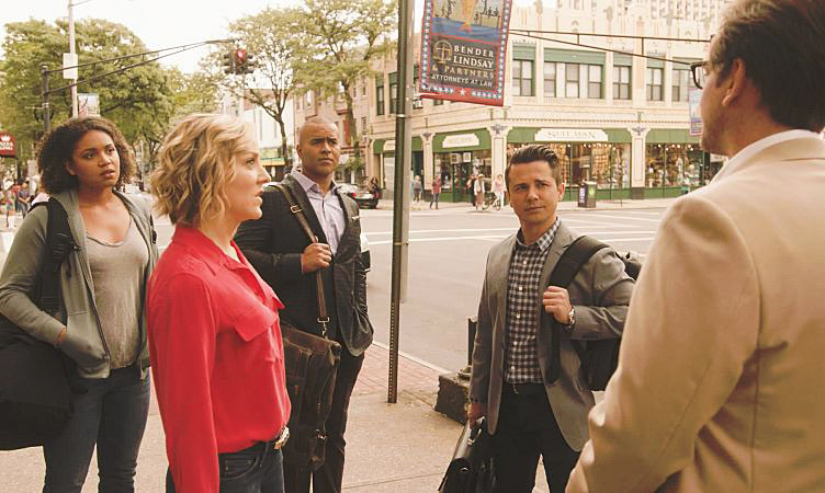 Bull : Photo Chris Jackson, Freddy Rodriguez, Michael Weatherly, Barrett Doss, Geneva Carr