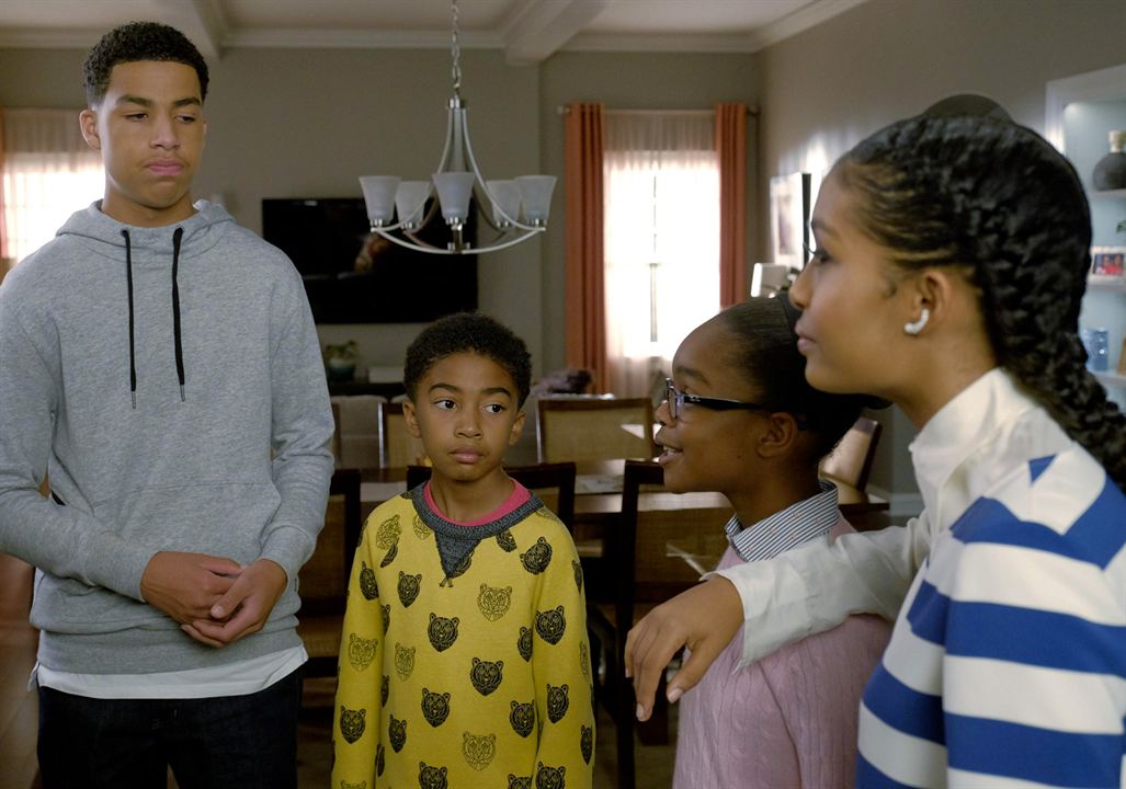 Black-ish : Photo Marcus Scribner, Miles Brown, Marsai Martin, Yara Shahidi