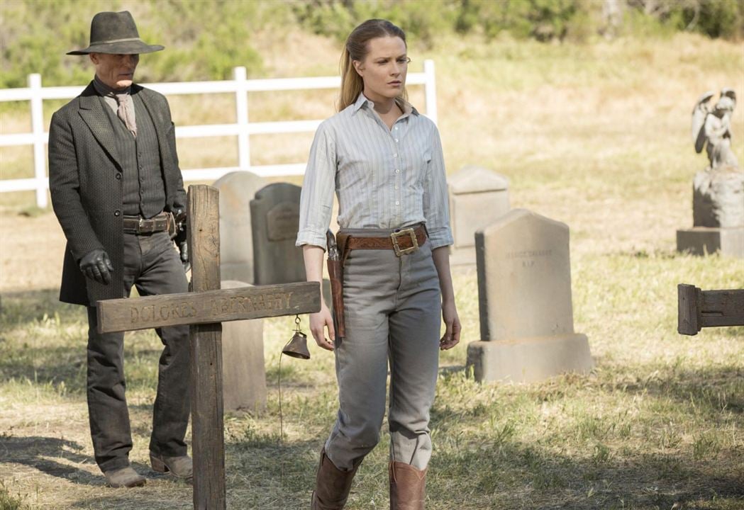 Westworld : Photo Ed Harris, Evan Rachel Wood