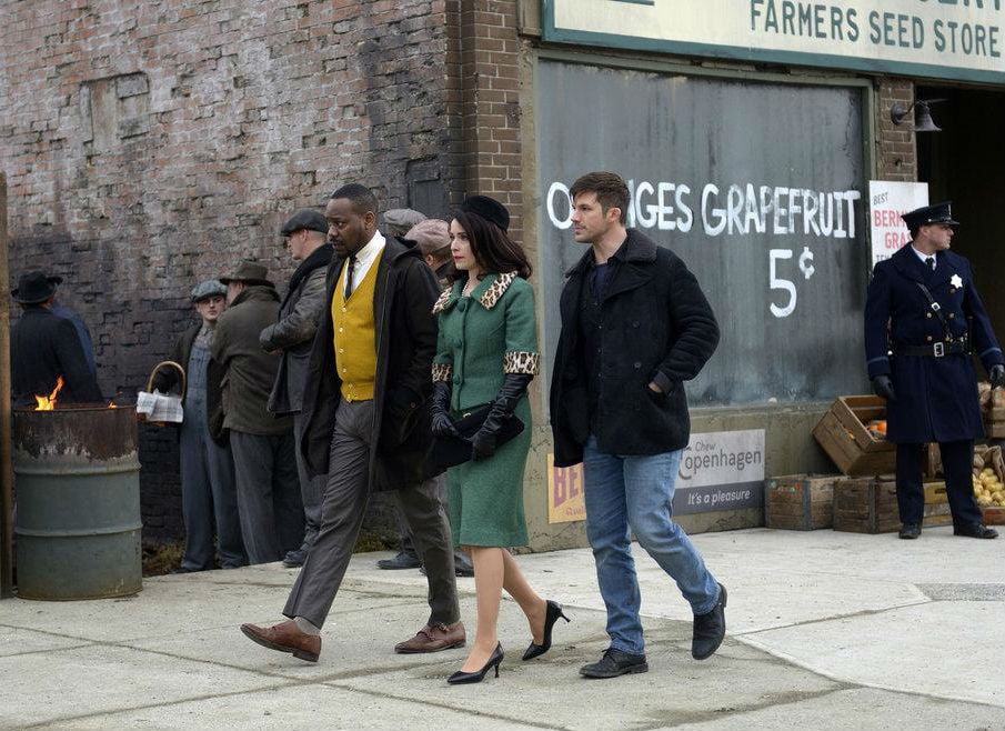 Timeless : Photo Matt Lanter, Abigail Spencer, Malcolm Barrett