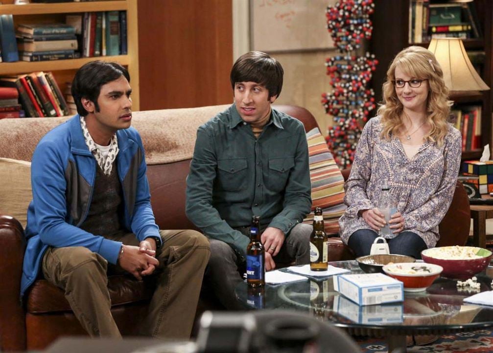 The Big Bang Theory : Photo Melissa Rauch, Simon Helberg, Kunal Nayyar