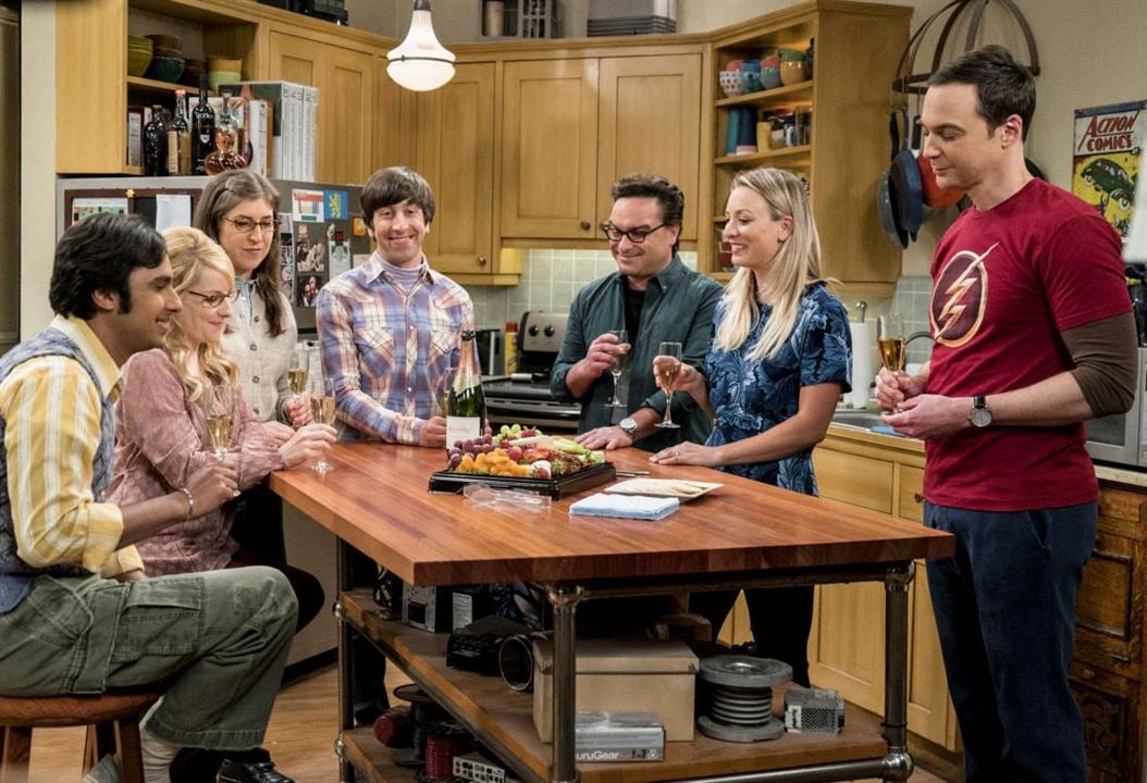 The Big Bang Theory : Photo Johnny Galecki, Mayim Bialik, Kaley Cuoco, Jim Parsons, Kunal Nayyar, Melissa Rauch, Simon Helberg