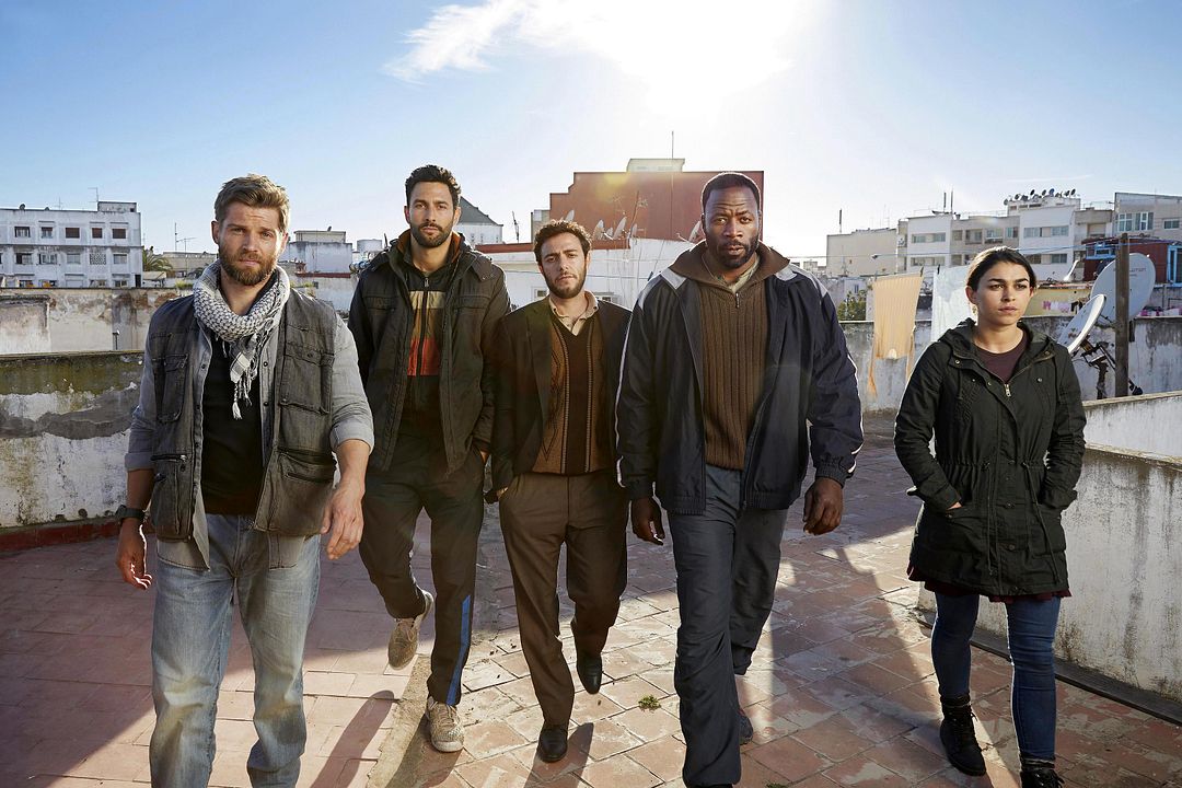 Photo Noah Mills, Hadi Tabbal, Natacha Karam, Mike Vogel, Demetrius Grosse
