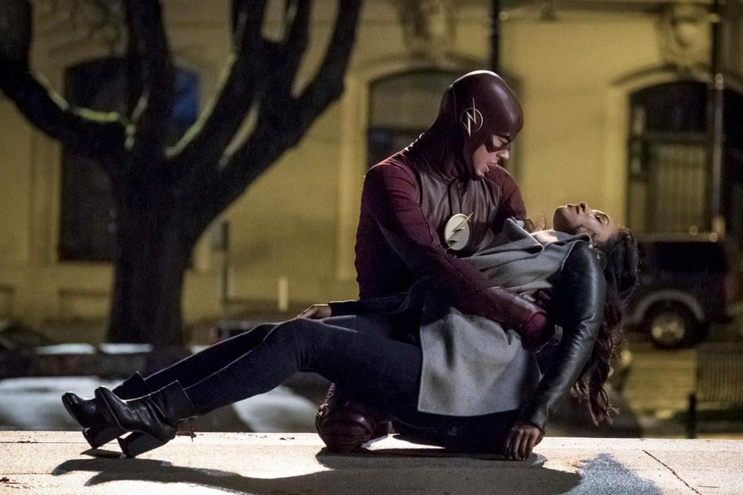 Flash (2014) : Photo Candice Patton, Grant Gustin