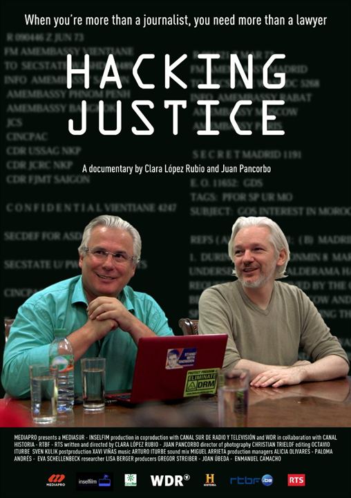 Hacking Justice - Julian Assange : Affiche