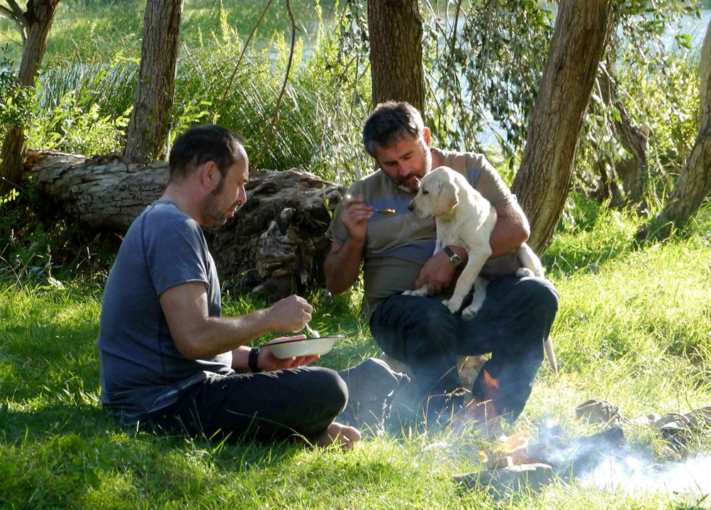 En amont du fleuve : Photo Sergi López, Olivier Gourmet