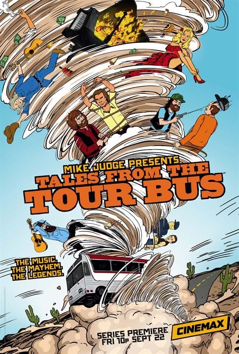 Mike Judge Présente : Les contes du bus de tournée : Affiche