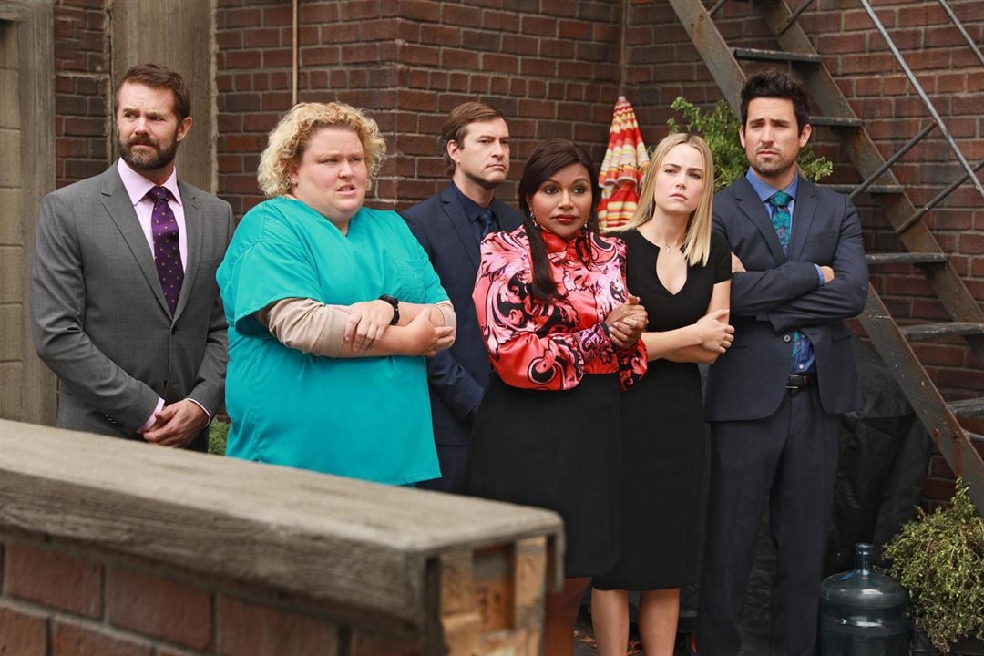 The Mindy Project : Photo Mindy Kaling, Fortune Feimster, Rebecca Rittenhouse, Ed Weeks, Garret Dillahunt, Mark Duplass