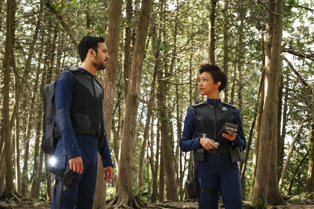 Star Trek: Discovery : Photo Shazad Latif, Sonequa Martin-Green
