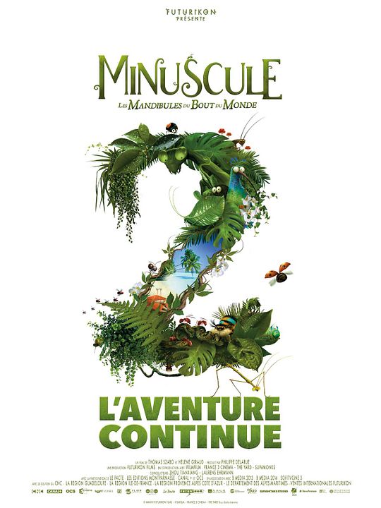 Minuscule 2 - Les Mandibules du Bout du Monde : Affiche