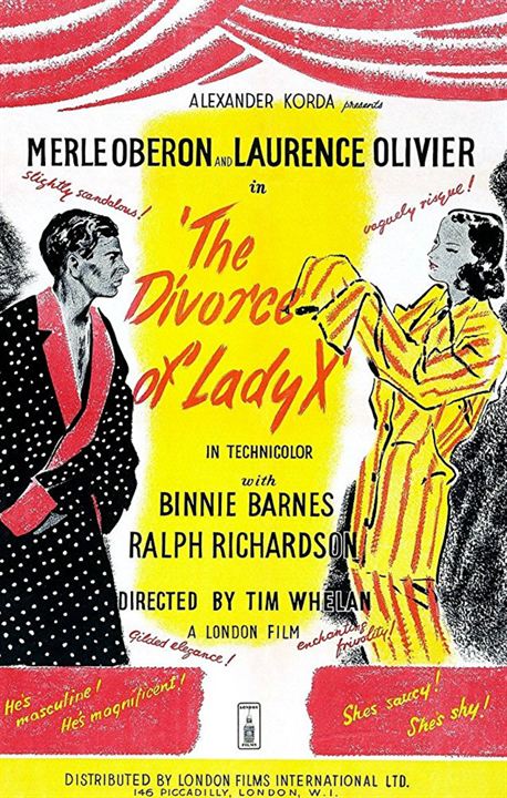 Le divorce de Lady X : Affiche