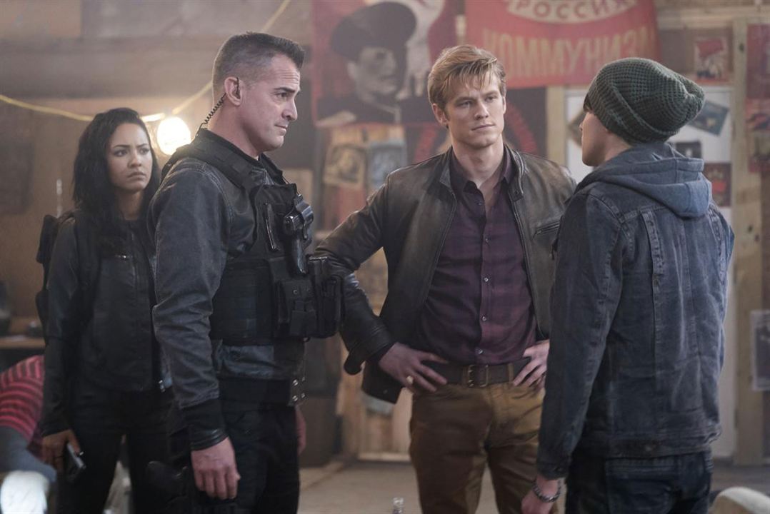MacGyver (2016) : Photo Tristin Mays, George Eads, Lucas Till