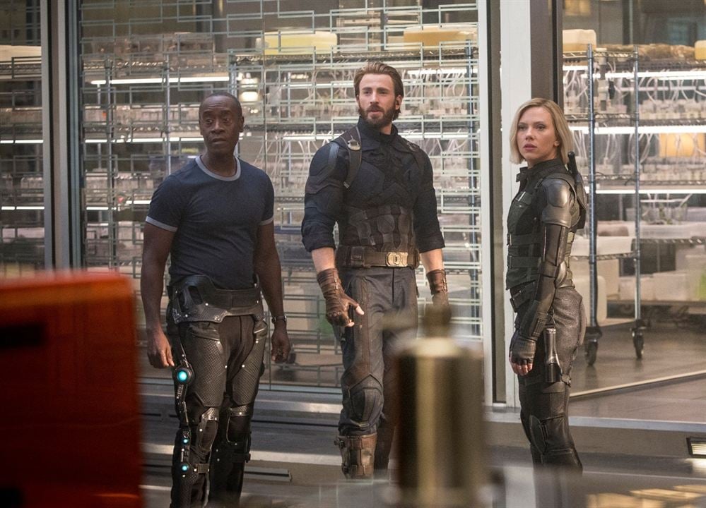 Avengers: Infinity War : Photo Don Cheadle, Scarlett Johansson, Chris Evans