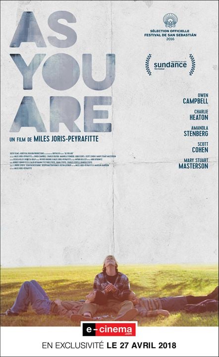 As You Are : Affiche