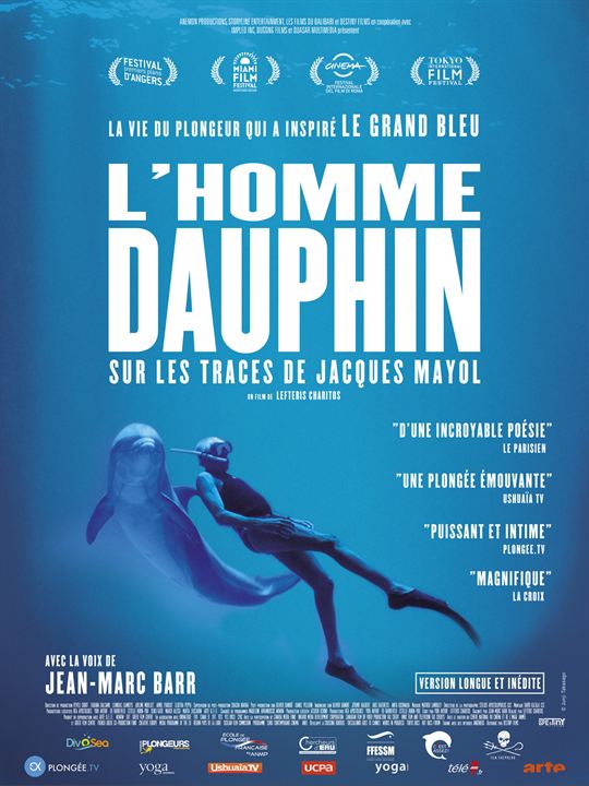 L'Homme dauphin, sur les traces de Jacques Mayol : Affiche