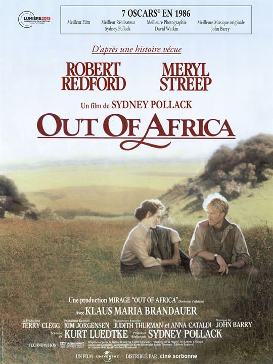 Out of Africa - Souvenirs d'Afrique : Affiche