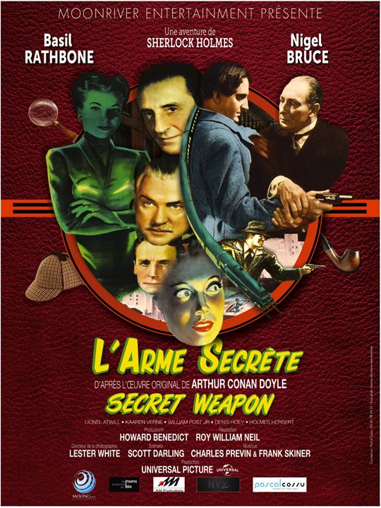 Sherlock Holmes et l'arme secrète : Affiche