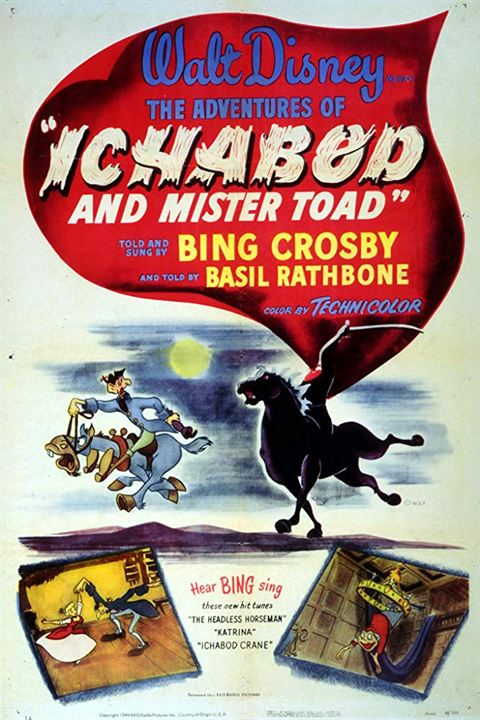 The Adventures of Ichabod and Mr. Toad : Affiche