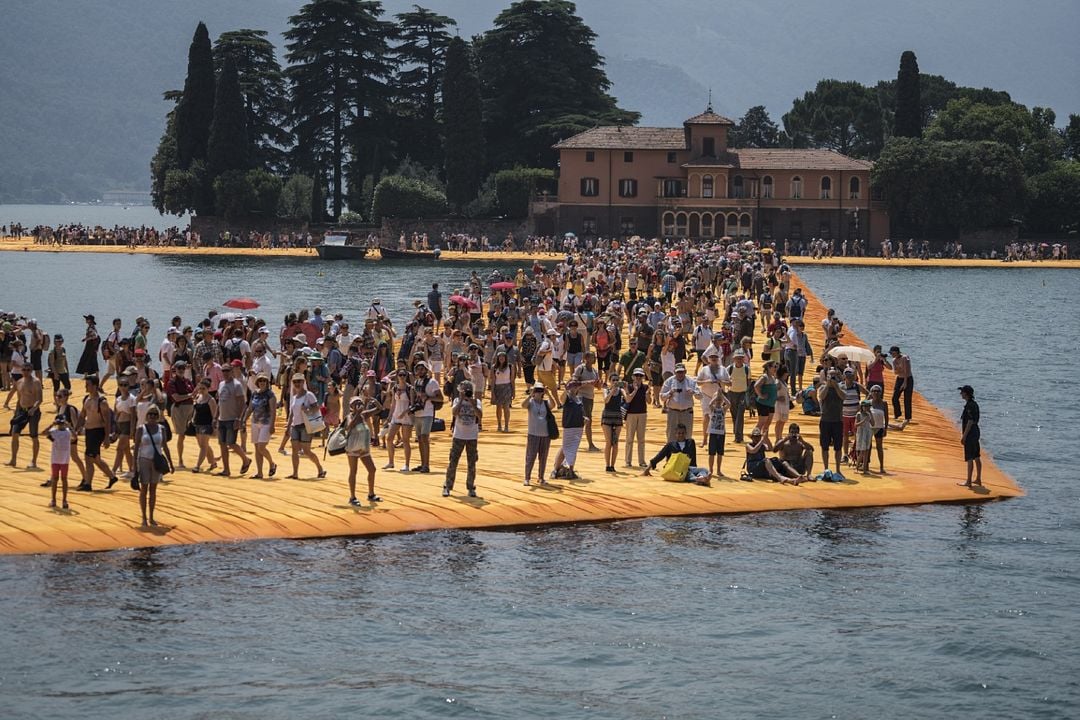 Christo : Marcher sur l'eau : Photo