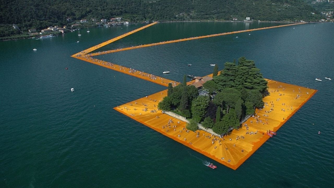 Christo : Marcher sur l'eau : Photo