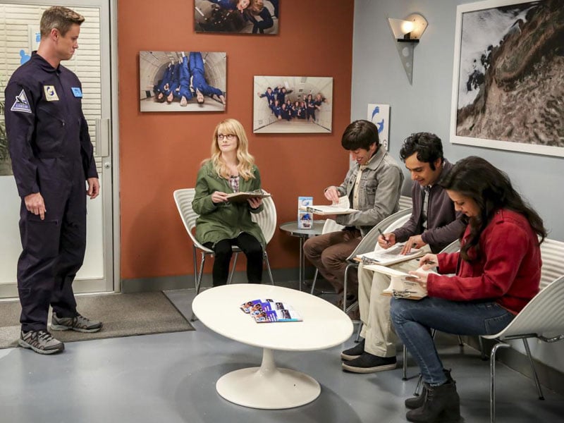 The Big Bang Theory : Photo Melissa Rauch, Rati Gupta, Simon Helberg, Kunal Nayyar