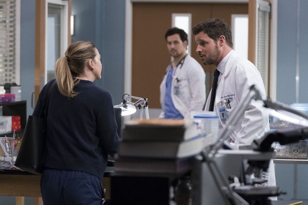 Grey's Anatomy : Photo Giacomo Gianniotti, Justin Chambers (I), Ellen Pompeo