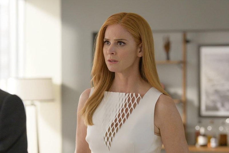 Suits : avocats sur mesure : Photo Sarah Rafferty