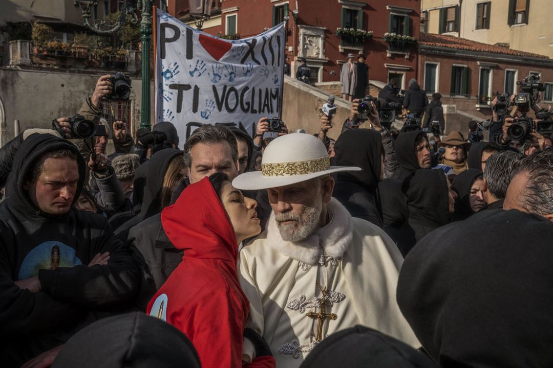 The New Pope : Photo John Malkovich, Kika Georgiou