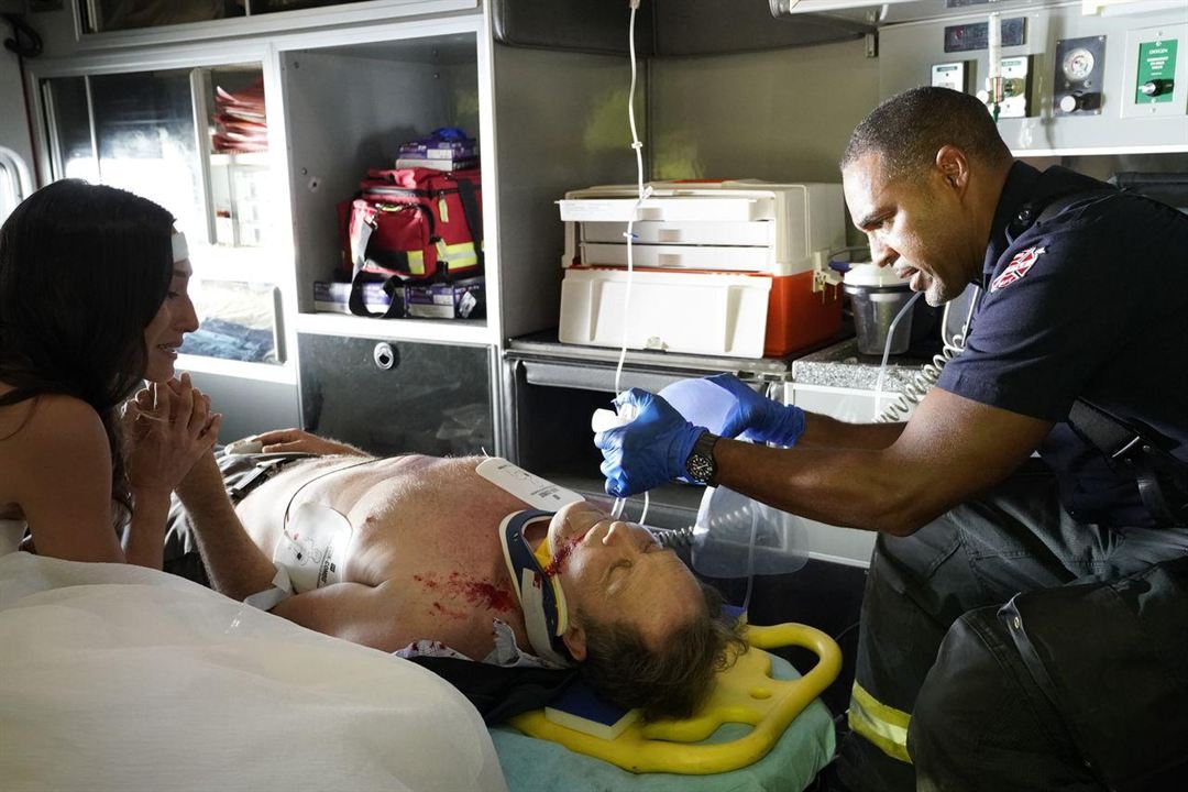 Grey's Anatomy : Station 19 : Photo Jason George, Jeff Davis (VI), Chelsea Kurtz