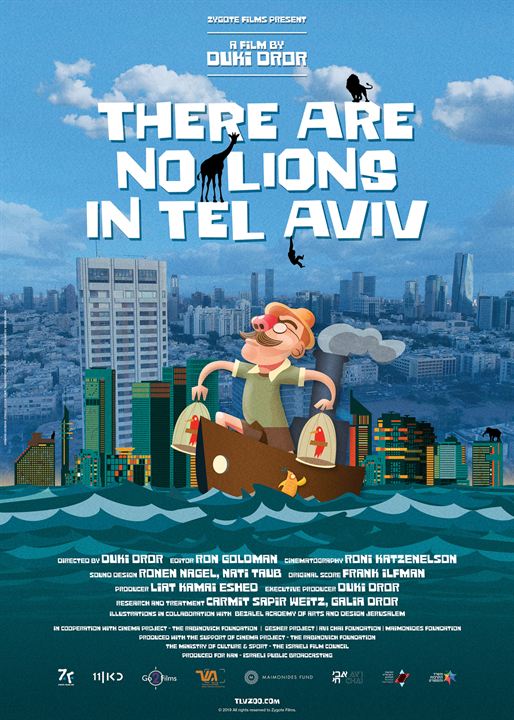 There are no lions in Tel-Aviv : Affiche