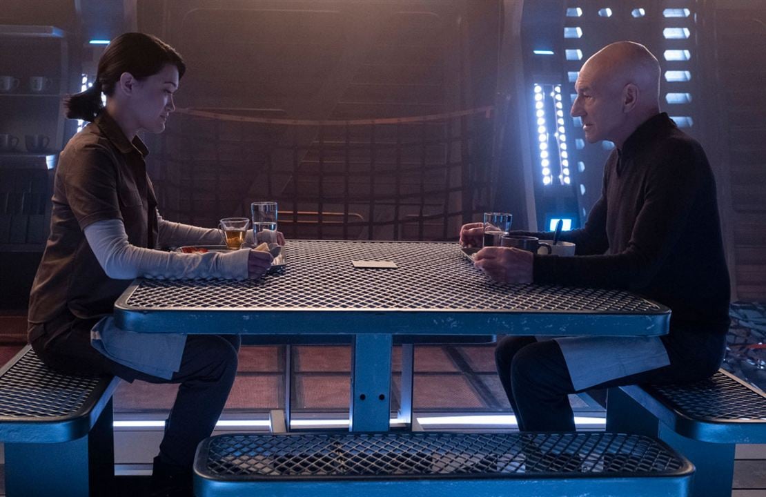 Star Trek: Picard : Photo Isa Briones, Patrick Stewart