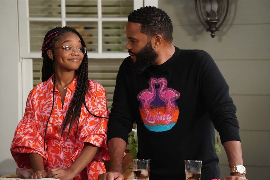 Black-ish : Photo Anthony Anderson, Marsai Martin