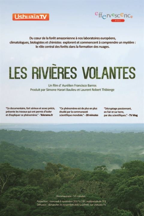 Les rivières volantes : Affiche